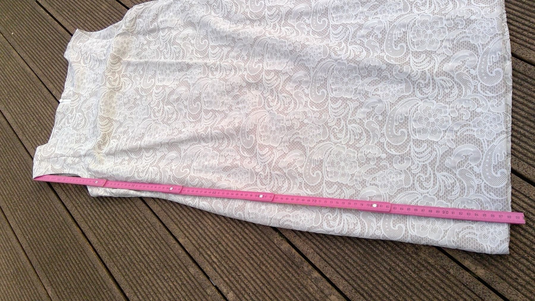 Vestiti: Robe beige & écru motifs fleurs MONA, taille L – Nuovo (secondo la descrizione) da Agiez venduto da chouchanelle 3