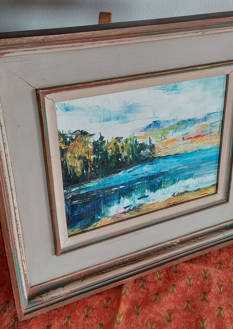 Dipinti: Huile paysage lac et forêt – Usato da Tschugg venduto da uldrypr 1
