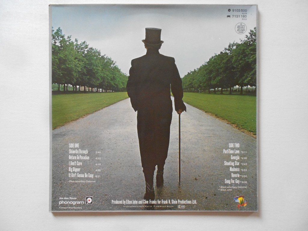Schallplatten: ELTON JOHN  -  A SINGLE MAN – Gebraucht aus Bex von Giorgiob 1