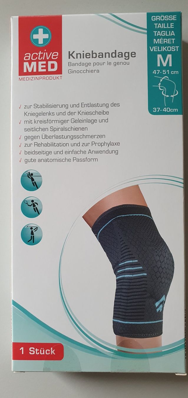 Attrezzature mediche: Kniebandage activeMED Grösse M NEU – Nuovo e nell'imballaggio originale da Ernetschwil venduto da Cob1998