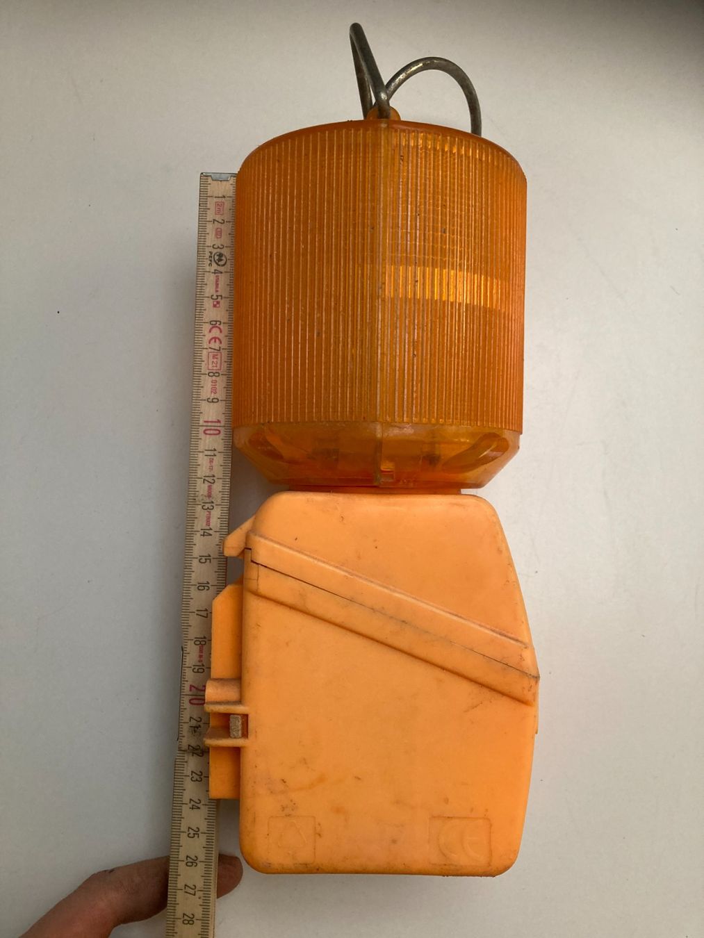 Lampen: Warnleuchte Baustellenlampe ASPHALT orange Batterie – Gebraucht aus Cham von WB2223 4