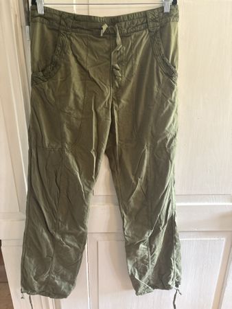 DEHA Damenhose Khaki Grösse XL Baumwolle Elasthan