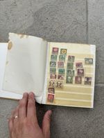 Stamp Album with Assorted Stamps Good Condition