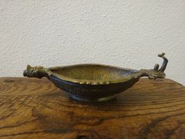 Räuchergefäss Indien Bronze Kobra