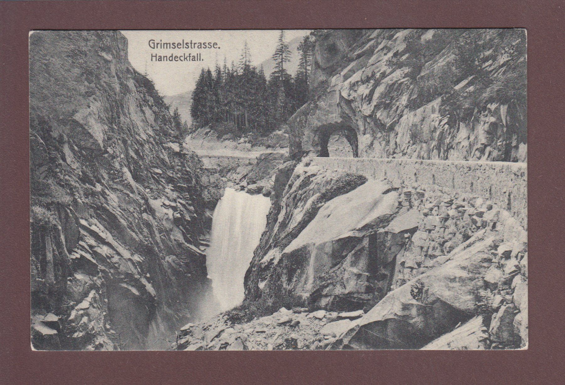 Ansichtskarten: Grimselstrasse - HANDECKFALL – Gebraucht aus Pully von nicecards