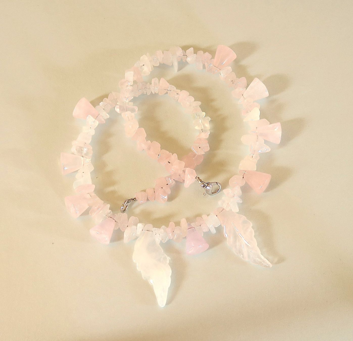 Catenine: Rosenquarperlenkette – Usato da Brittnau venduto da marlenestone 3