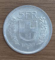 5 Franken 1967 Silber (Silbermünze 15g)