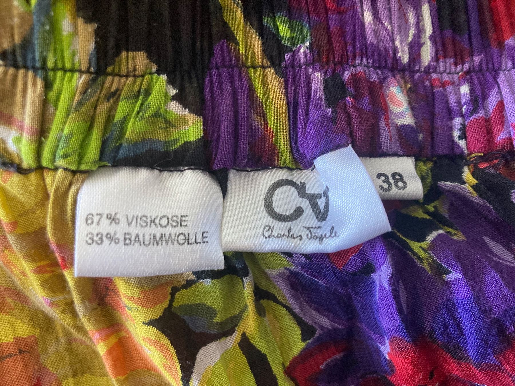 Gonne: Jupe longue patchwork fleurie ;taille 38/ longueur 70 – Usato da Marly venduto da Antigona71 3