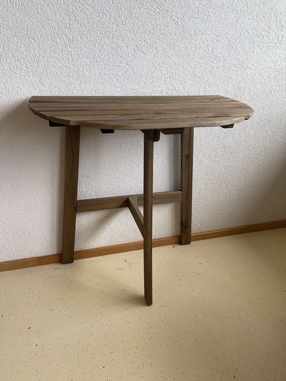 Wandtisch Klappbar 100x60cm - Aus Massivholz Für Küche & Wohnen