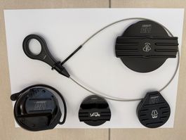 VW Golf 7 R 7.5 R Tankdeckel Öldeckel usw. HG Motorsport