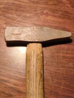 antiker Hammer Metall Holz 500g