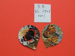 Aus Serie 8 B VZM : 2 Stück: Nr 1 und 19, alt und rar...!