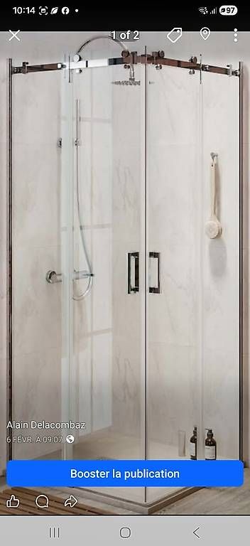 Docce: Cabine de douche en angle neuve – Nuovo e nell'imballaggio originale da Hauteville venduto da Alain011111116