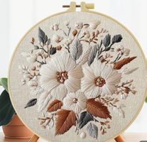 DIY-Stickerei-Set-Blumendesign-Geschenk-Dekoration-Sticken