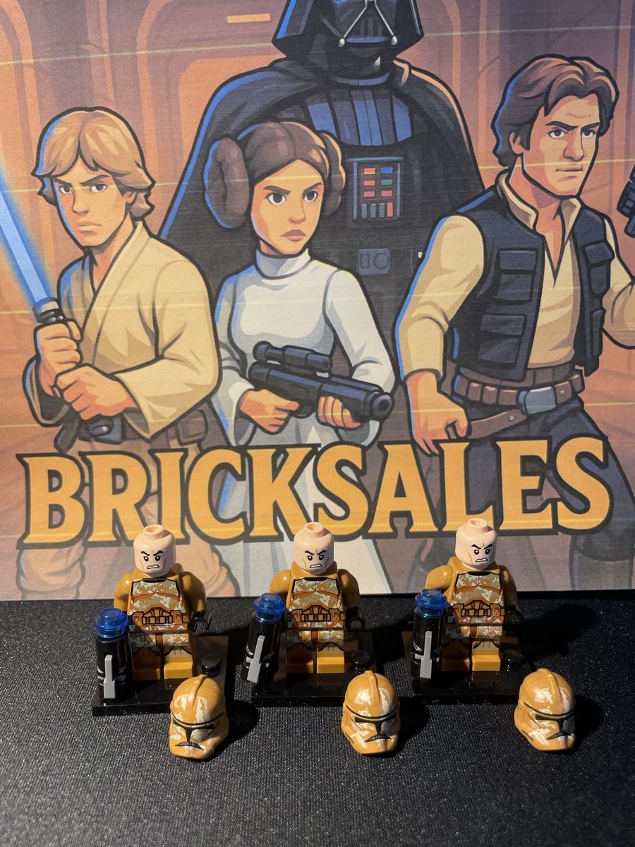 Star Wars Statuette: Star Wars Figur Geonosis Clone Trooper Figur Lego-Komp. – Nuovo (secondo la descrizione) da Zufikon venduto da BrickSales 1