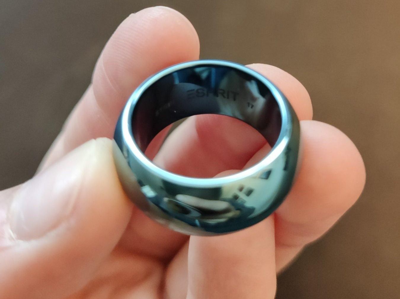 Esprit Anelli: Esprit Ring aus Edelstahl in Blautönen – Usato da Schönenwerd venduto da sal_75dx 1