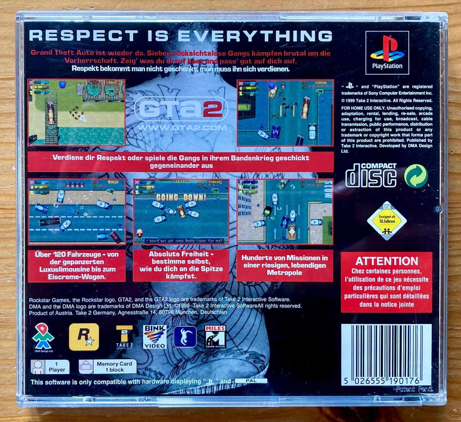 Sony Giochi: GTA Grand Theft Auto 2 - PS1 – Usato da Zürich venduto da Djmotionch 3