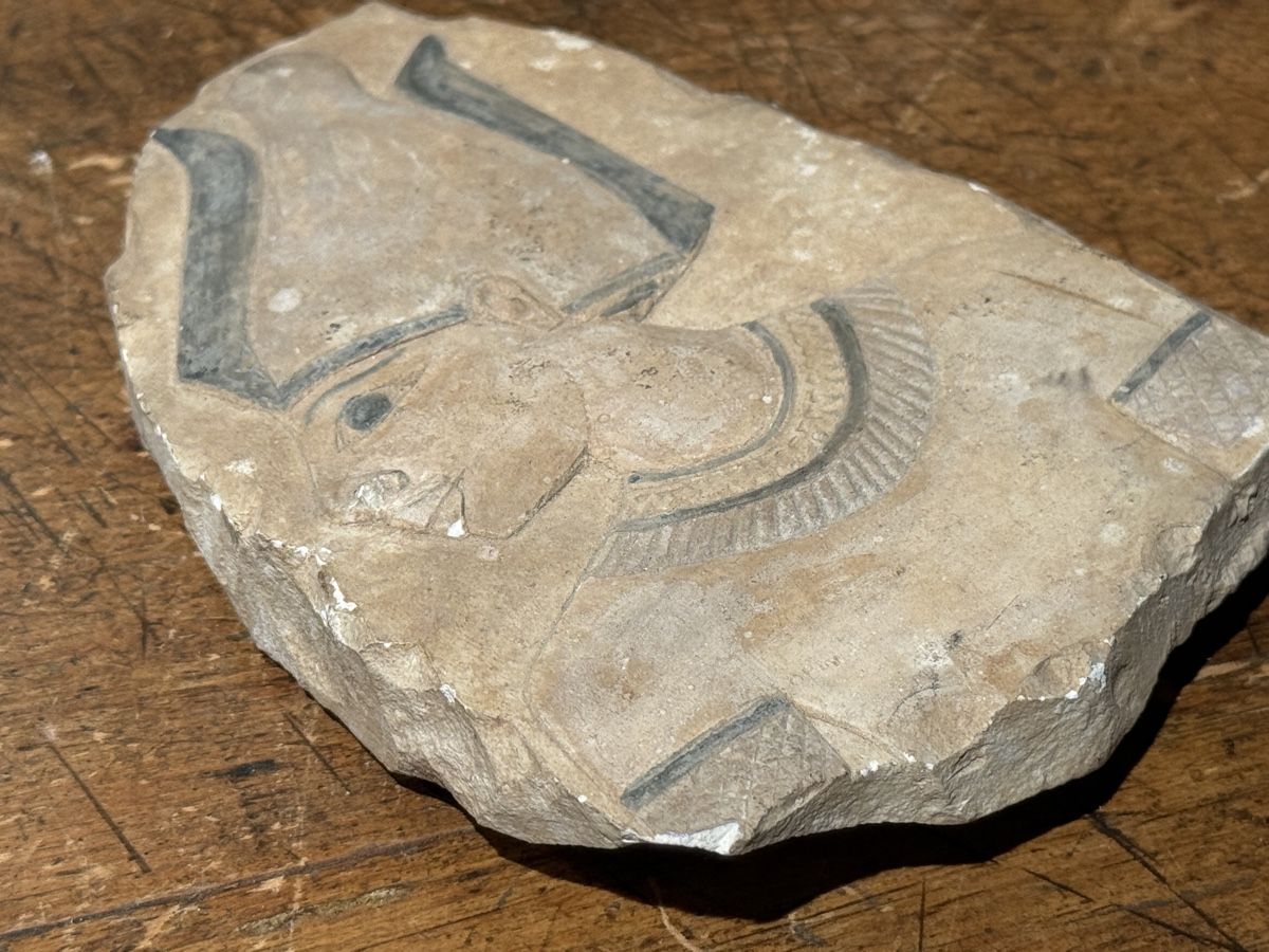 Skulpturen & Statuen: Antike Steinplatte mit Darstellung eines Pharaos  – Gebraucht aus schaffhausen von VintAntik_1980 9