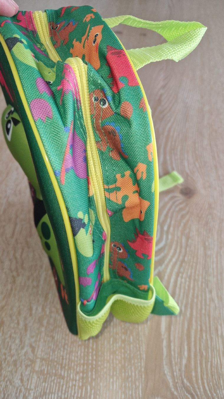 Borse & Zaini: Kinder Rucksack mit Dino Motiv – Nuovo (secondo la descrizione) da Bettlach venduto da Vasi31 2