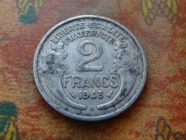 FRANCE  2 Francs  1948  (Z)
