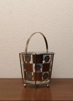 Vintage Glas Eiswürfelbehälter mid century Design Eisgefäss