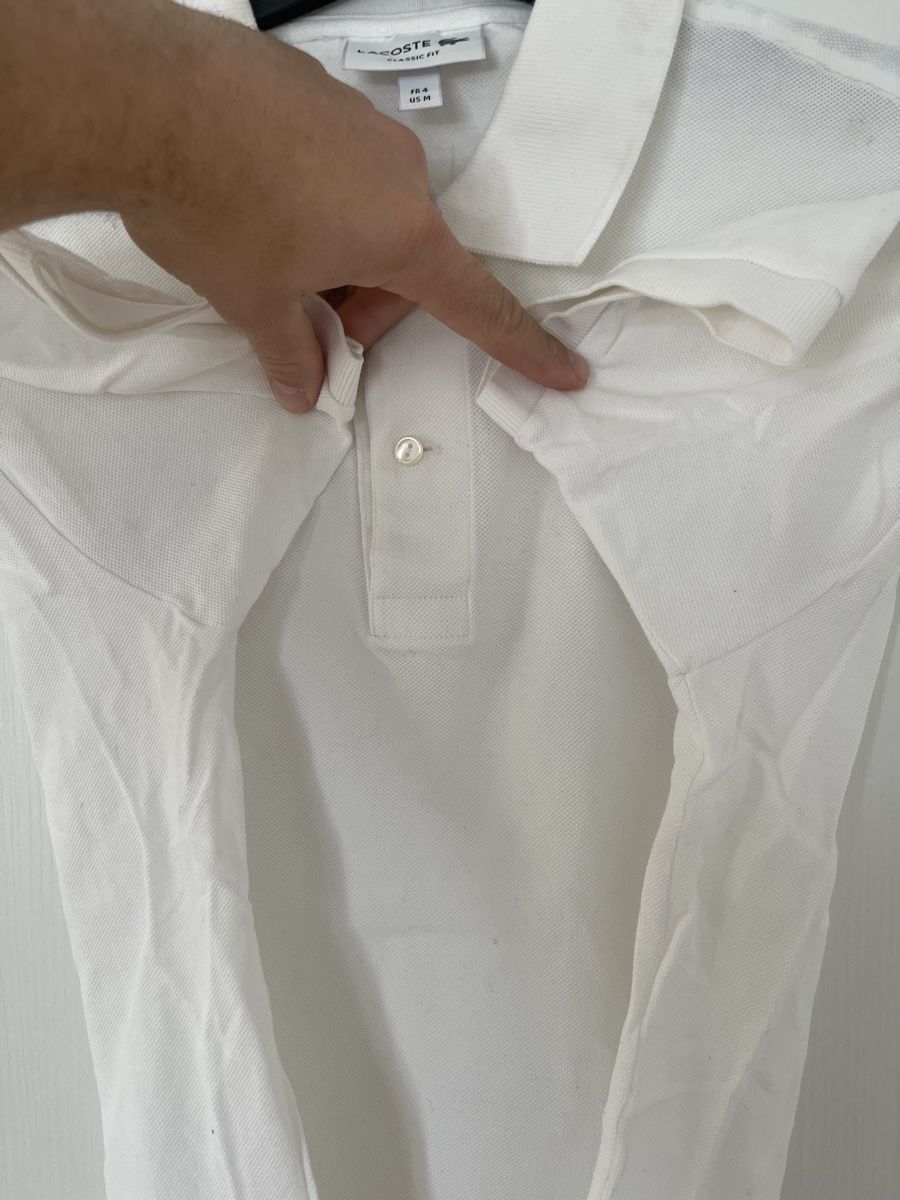 Lacoste Magliette Polo: Weisses Lacoste Poloshirt, Grösse M, Elegant, y2k – Usato da Wetzikon ZH venduto da Jan_wojt 5