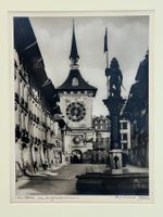 Albert Steiner antike Fotografie Zeitglockenturm Bern