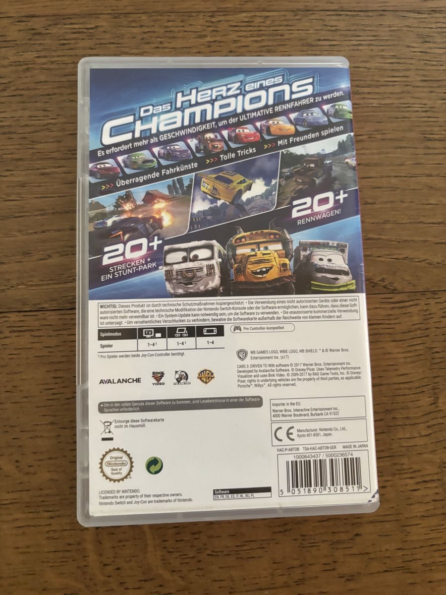 Nintendo Spiele: Cars 3: Driven to Win / Nintendo Switch – Gebraucht aus Läufelfingen von Seraphim13 1