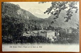 Aigle - Grand Hôtel - Belle carte ancienne