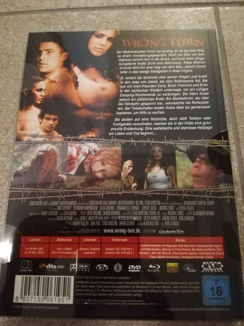 Alle DVDs: Mediabook Wrong Turn – Neu (gemäss Beschreibung) aus Kirchleerau von Mr.Spock1 1
