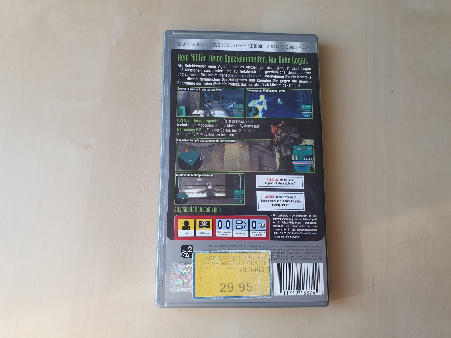 Sony Giochi: Syphon Filter Dark Mirror – Usato da Stansstad venduto da collectorsshop 1