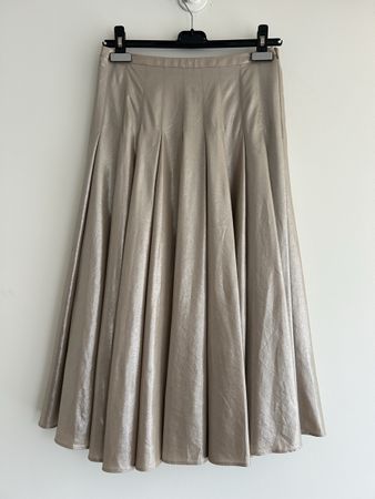 Cool metallic volume skirt Akris Punto 34