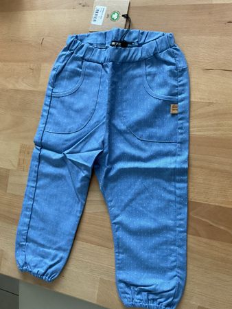 Baby Sommer Stoff Hose Grösse 80 Pure pure