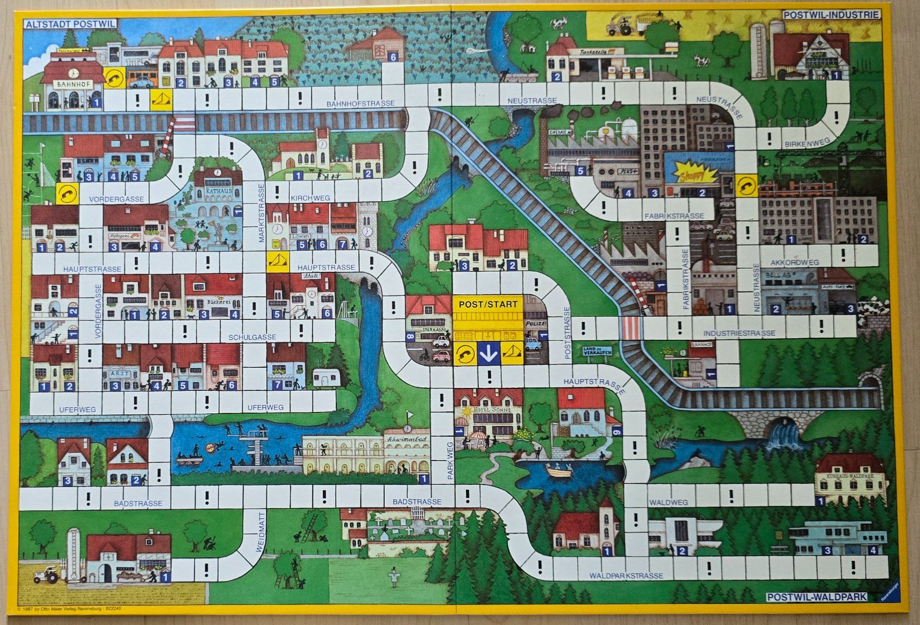 Ravensburger Giochi: Ab die Post! Ravensburger Brettspiel - gebraucht – Usato da Schwerzenbach venduto da Rcbb84 1