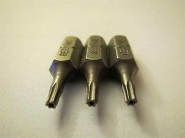 3 HAZET TORX BIT MIT LOCH T8