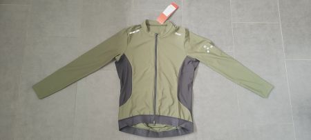 Velotrikot langarm - Rion olivegrün/schwarz, Gr. M