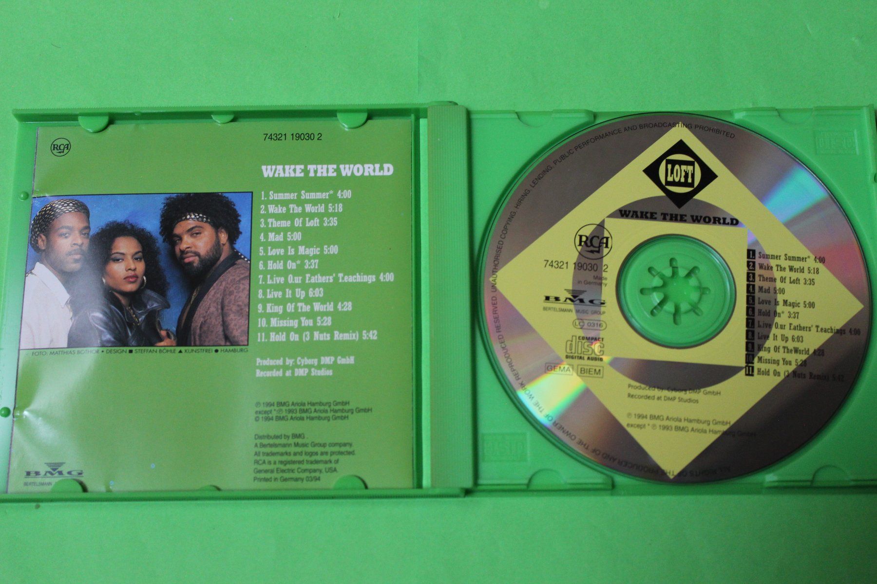 CDs: Loft - Wake the World CD 1994 Eurodance – Gebraucht aus Tübach von JamesStone 3