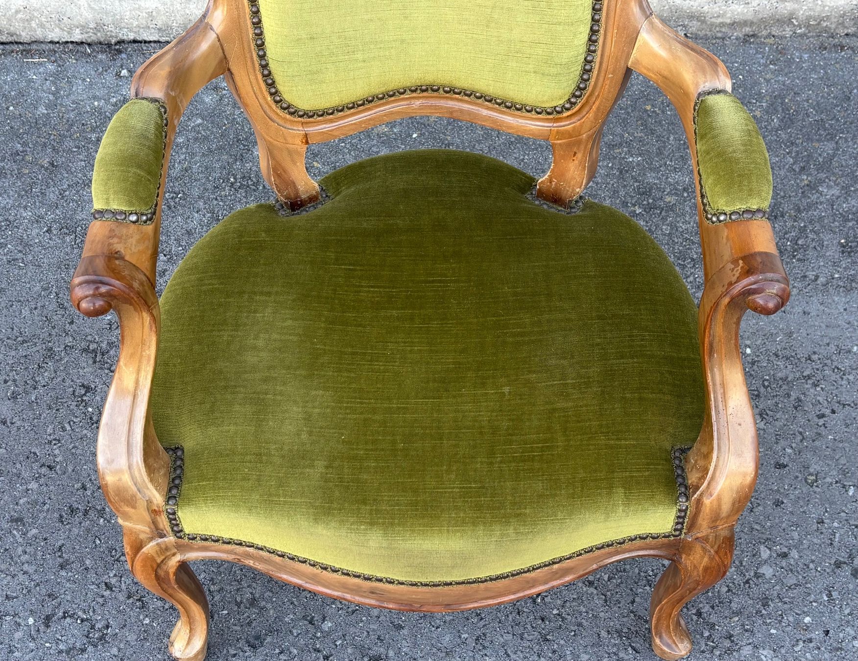 Poltrone: antiker Biedermeier Sessel Armchair mit Polster – Usato da Lüchingen venduto da Eeizo 6