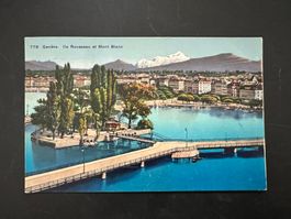 Ansichtskarte Genf koloriert 1916  (V206)