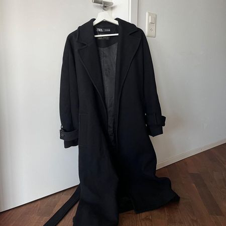 Wintermantel Schwarz, Gr. XS