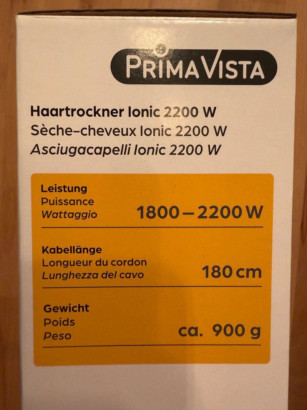 Asciugacapelli: Primavista Haarföhn neu – Nuovo e nell'imballaggio originale da Luzern venduto da Banane1901 3
