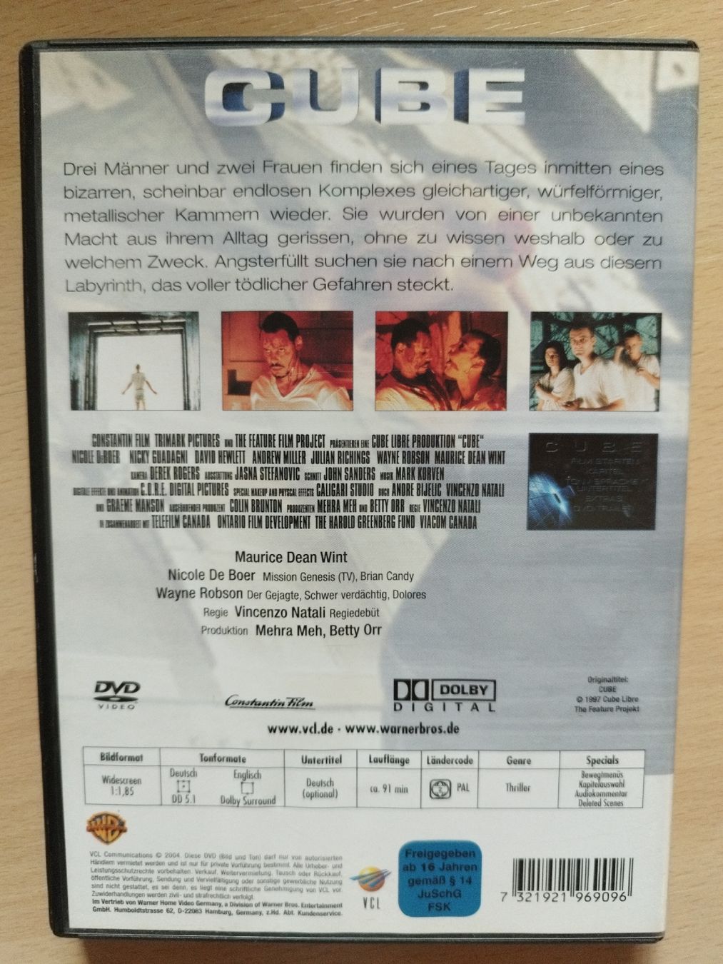 Tutti i DVDs: Cube DVD - Horror-Klassiker  – Usato da Rhäzüns venduto da Badihuelsa 1