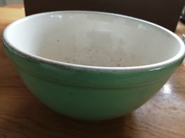Vintage RÖSSLER Schüssel hellgrüne 22cm Durchmesser