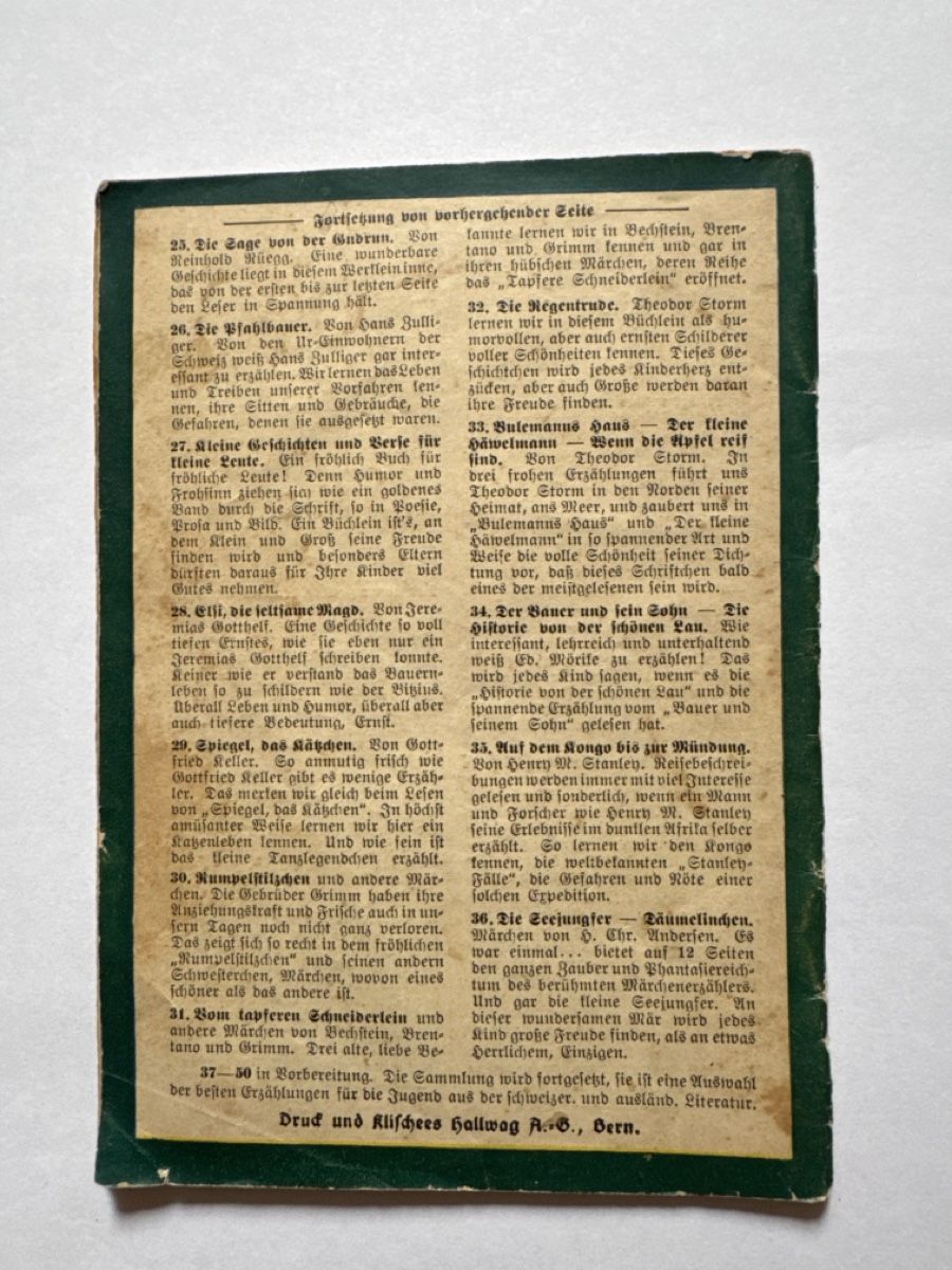 Zeitschriften & Magazine: Heft Nr. 36 Schweizer Jugendschriften – Gebraucht aus Hombrechtikon von Froeschli9 1
