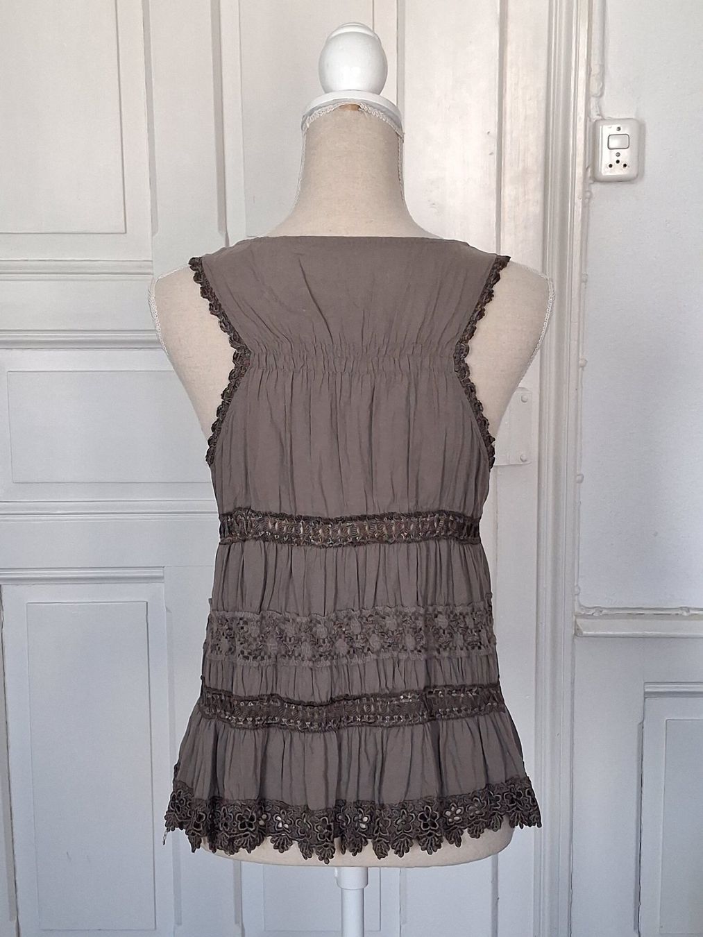 Tops: Top Spitze Taube Gr. S – Gebraucht aus Ried-Brig von Zzyzx 3