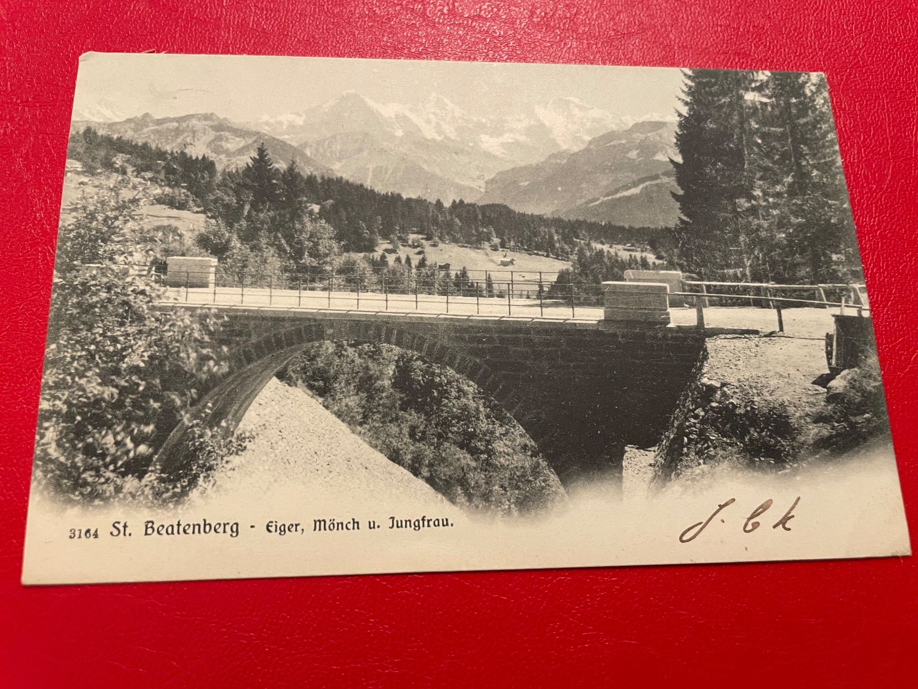 Cartoline postali: 1905 / St. Beatenberg - Eiger, Mönch u. Jungfrau – Usato da St-Légier-La Chiésaz venduto da Theo005