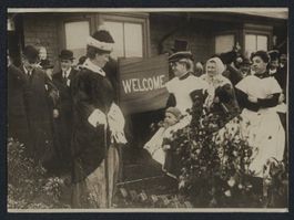 Fotografie Durham, Königin Alexandra vo