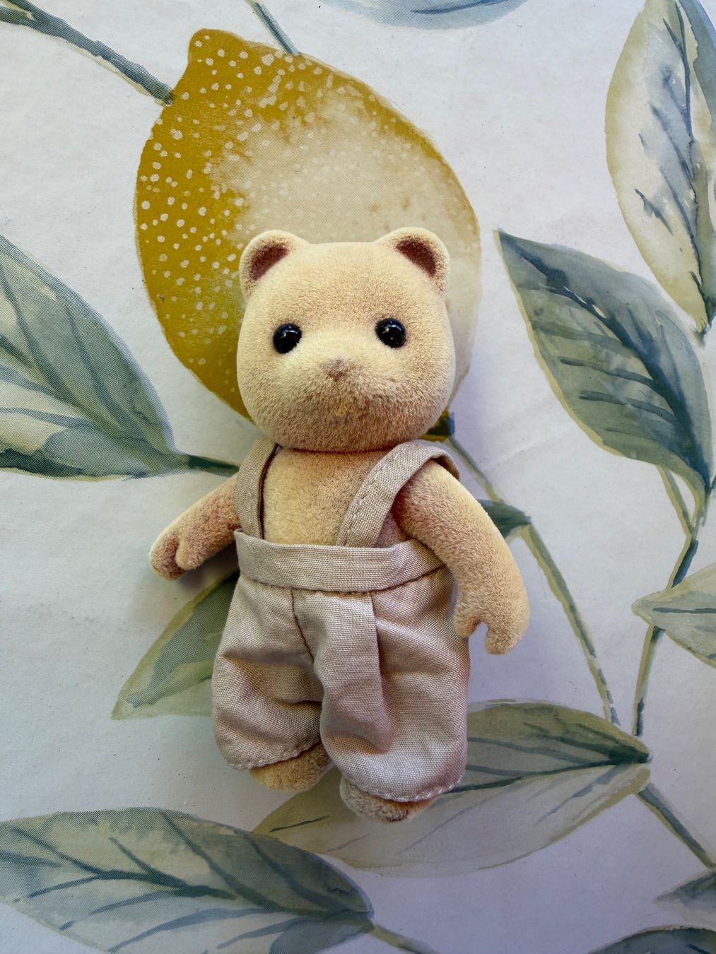 Giocattoli: Teddybär, Mini Teddy, Bärli, Bär 8 cm, Latzhose, beweglich – Usato da Egg b. Zürich venduto da Mogli93