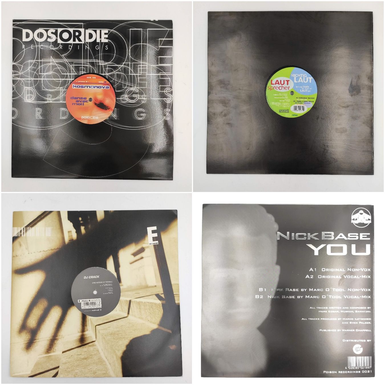 Dischi in vinile: 4 Vinyl Schallplatten Trance Techno Konvolut – Usato da Kreuzlingen venduto da Tewes 3