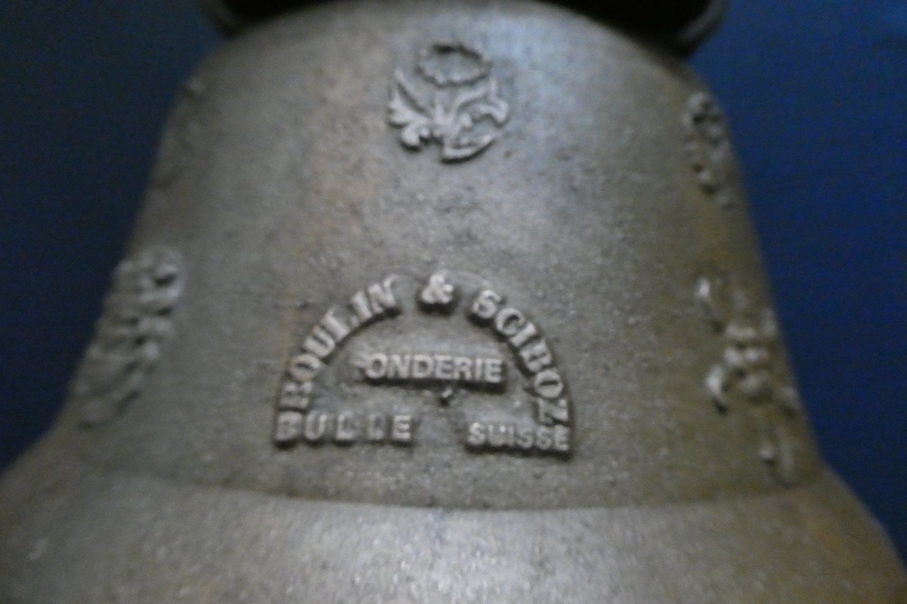 Campanacci mucche: cloche Bulle Roulin / Sciboz – Usato da Fontaines NE venduto da monloisir